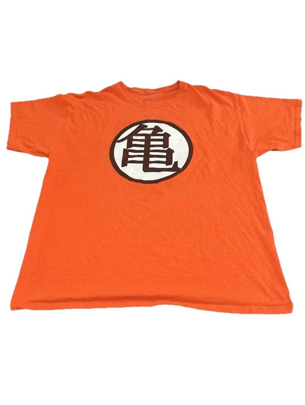Dragonball Z Men’s Goku Kame T Shirt Orange Size XL